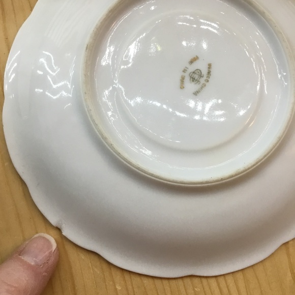 Vintage Ucagco Occupied Japan Eggshell Porcelain Cup and Saucer - Picture 7 of 11